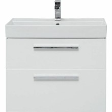 Комплект мебели для ванной Aquanet Nova 75 243255 подвесной Белый глянец