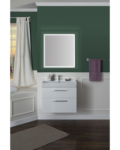 Комплект мебели для ванной Aquanet Nova 75 243255 подвесной Белый глянец