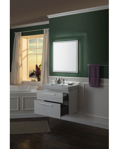 Комплект мебели для ванной Aquanet Nova 75 243255 подвесной Белый глянец