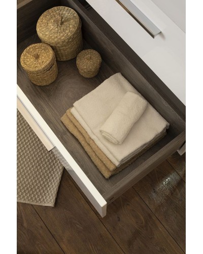 Комплект мебели для ванной Aquanet Nova 75 243255 подвесной Белый глянец