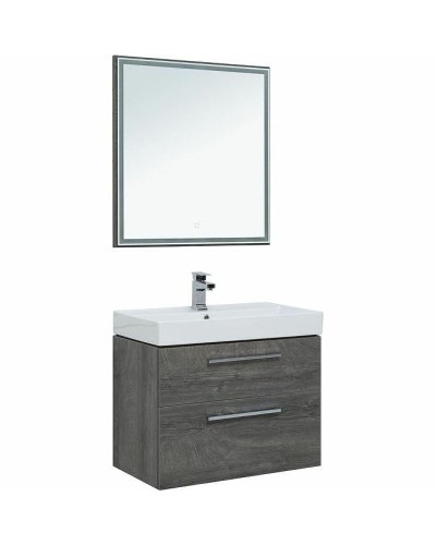 Комплект мебели для ванной Aquanet Nova 75 243251 подвесной Дуб рошелье