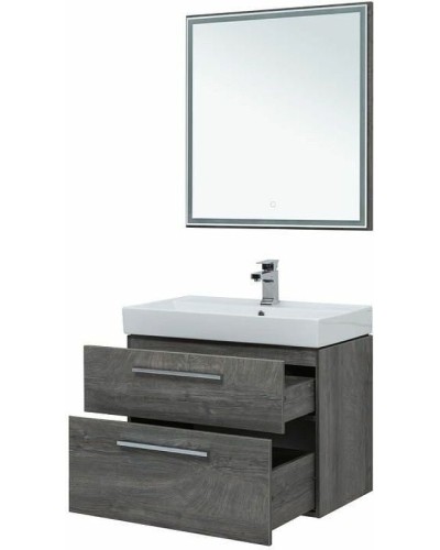 Комплект мебели для ванной Aquanet Nova 75 243251 подвесной Дуб рошелье