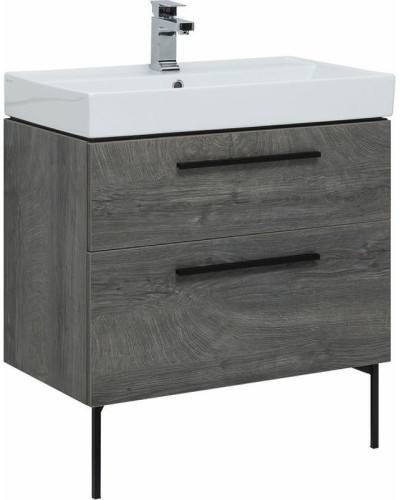 Комплект мебели для ванной Aquanet Nova 75 243251 подвесной Дуб рошелье