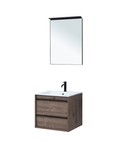 Комплект мебели для ванной Aquanet Lino 60 271952 подвесной Дуб Веллингтон