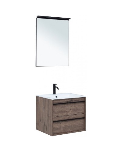 Комплект мебели для ванной Aquanet Lino 60 271952 подвесной Дуб Веллингтон