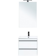 Комплект мебели для ванной Aquanet Lino 60 271951 подвесной Белый матовый