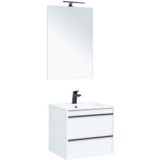 Комплект мебели для ванной Aquanet Lino 60 271951 подвесной Белый матовый
