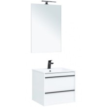 Комплект мебели для ванной Aquanet Lino 60 271951 подвесной Белый матовый
