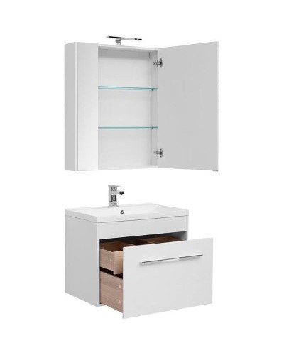 Комплект мебели для ванной Aquanet Августа 75 287683 подвесной Белый