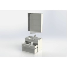 Комплект мебели для ванной Aquanet Августа 75 287683 подвесной Белый