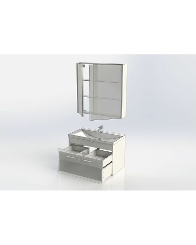 Комплект мебели для ванной Aquanet Августа 90 287685 подвесной Белый
