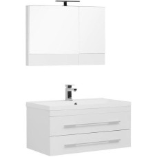 Комплект мебели для ванной Aquanet Нота 90 287702 подвесной Белый