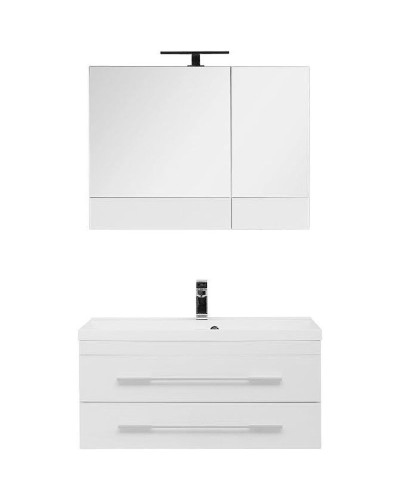 Комплект мебели для ванной Aquanet Нота 90 287702 подвесной Белый