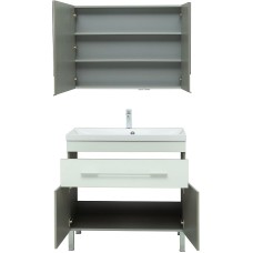 Комплект мебели для ванной Aquanet Верона 90 287661 Белый