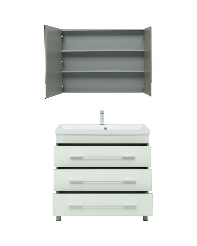 Комплект мебели для ванной Aquanet Верона 90 287660 Белый