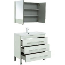 Комплект мебели для ванной Aquanet Верона 90 287660 Белый