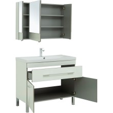 Комплект мебели для ванной Aquanet Верона 100 287654 Белый