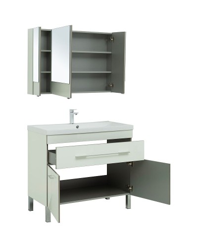 Комплект мебели для ванной Aquanet Верона 100 287654 Белый