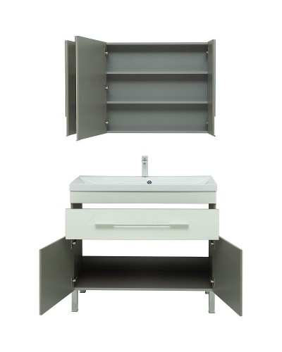 Комплект мебели для ванной Aquanet Верона 100 287654 Белый