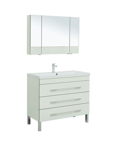 Комплект мебели для ванной Aquanet Верона 100 287655 Белый