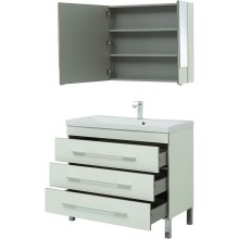 Комплект мебели для ванной Aquanet Верона 100 287655 Белый