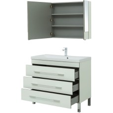 Комплект мебели для ванной Aquanet Верона 100 287655 Белый