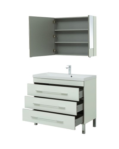 Комплект мебели для ванной Aquanet Верона 100 287655 Белый