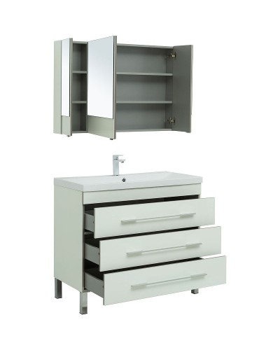 Комплект мебели для ванной Aquanet Верона 100 287655 Белый