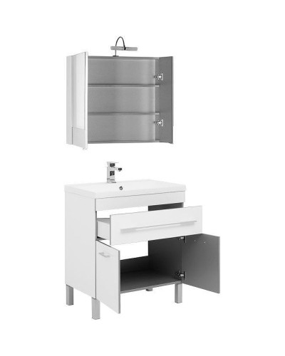 Комплект мебели для ванной Aquanet Верона 75 287659 Белый