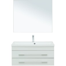 Комплект мебели для ванной Aquanet Верона 90 287639 подвесной Белый матовый