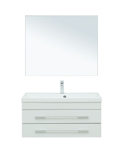 Комплект мебели для ванной Aquanet Верона 90 287639 подвесной Белый матовый