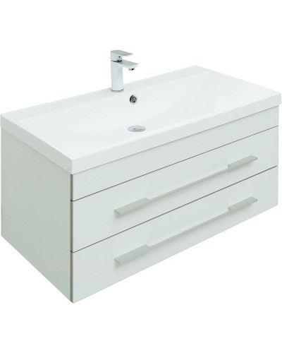 Комплект мебели для ванной Aquanet Верона 90 287639 подвесной Белый матовый