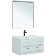 Комплект мебели для ванной Aquanet Верона 75 287637 подвесной Белый матовый