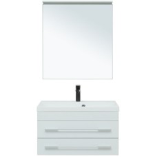 Комплект мебели для ванной Aquanet Верона 75 287637 подвесной Белый матовый