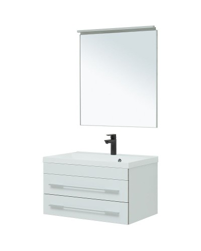 Комплект мебели для ванной Aquanet Верона 75 287637 подвесной Белый матовый