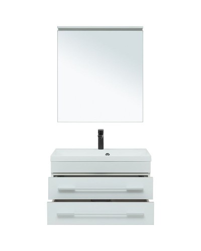 Комплект мебели для ванной Aquanet Верона 75 287637 подвесной Белый матовый