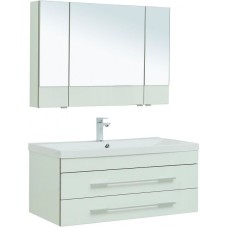 Комплект мебели для ванной Aquanet Верона 100 287649 подвесной Белый