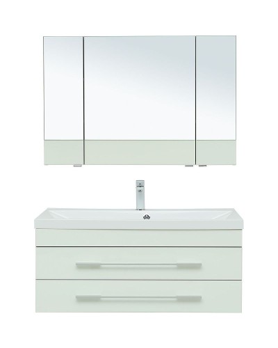 Комплект мебели для ванной Aquanet Верона 100 287649 подвесной Белый