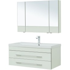 Комплект мебели для ванной Aquanet Верона 100 287649 подвесной Белый