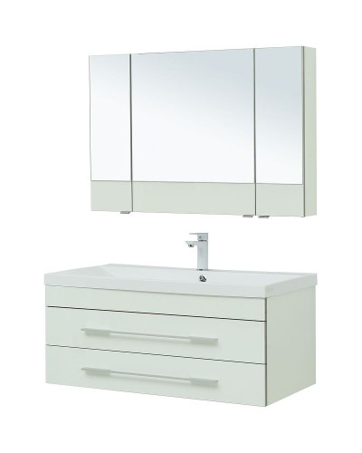 Комплект мебели для ванной Aquanet Верона 100 287649 подвесной Белый