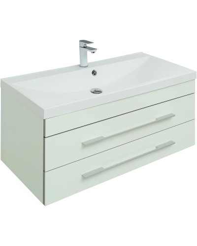 Комплект мебели для ванной Aquanet Верона 100 287649 подвесной Белый