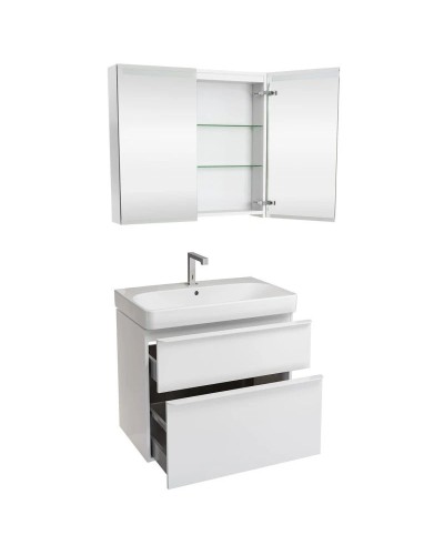 Комплект мебели белый глянец 74,7 см Geberit Smyle Square 529.353.00.7