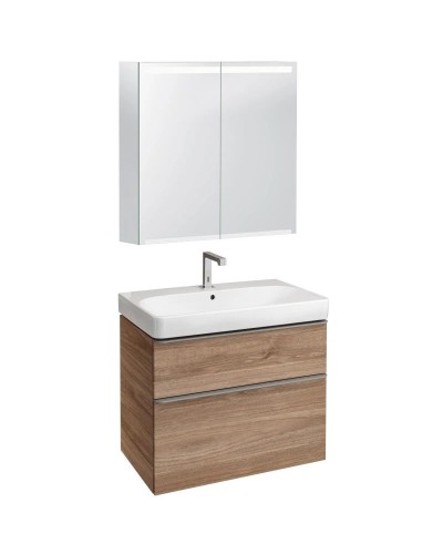 Комплект мебели орех пекан 74,7 см Geberit Smyle Square 529.353.JR.7