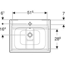 Комплект мебели белый глянец 60 см Geberit Renova Plan 529.915.01.6
