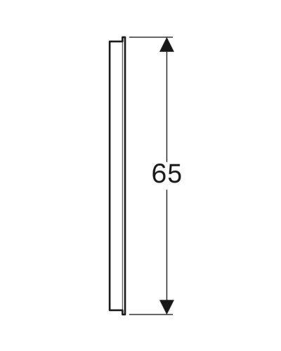 Комплект мебели темно-серый матовый 60 см Geberit Renova Plan 529.915.JK.6