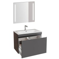 Комплект мебели темно-серый матовый 80 см Geberit Renova Plan 529.916.JK.8