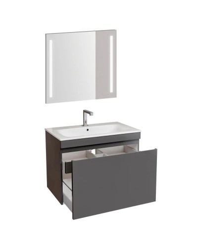 Комплект мебели темно-серый матовый 80 см Geberit Renova Plan 529.916.JK.8