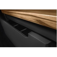 Комплект мебели серый матовый 100 см со столешницей бук светлый Jorno Wood SET/WOOD01100/P/GR/WOOD06100/LW/0025403/WOOD0250/TK