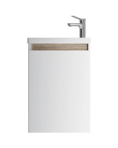 Комплект мебели белый глянец 55 см Am.Pm X-Joy M85AFHX0451WG + M85AWCC0452WG + M91AMOX0553WG