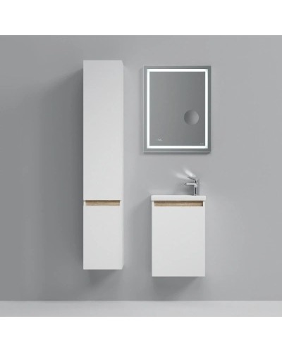 Комплект мебели белый глянец 55 см Am.Pm X-Joy M85AFHX0451WG + M85AWCC0452WG + M91AMOX0553WG